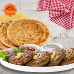 Chapli kabab Paratha