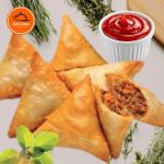 Chicken Qeema Samosa
