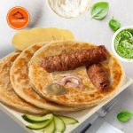 Seekh Kabab paratha